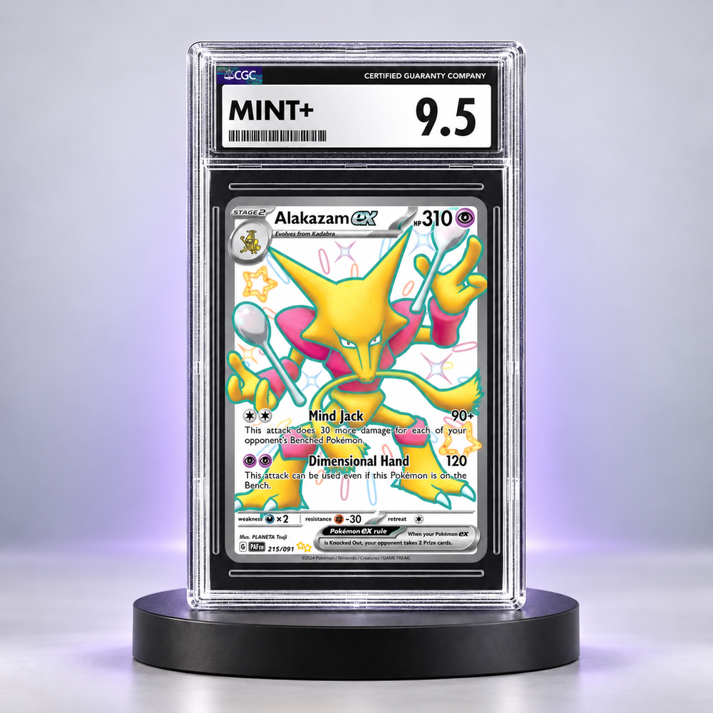 Alakazam ex Shiny CGC 9.5, Paldean Fates 215/091